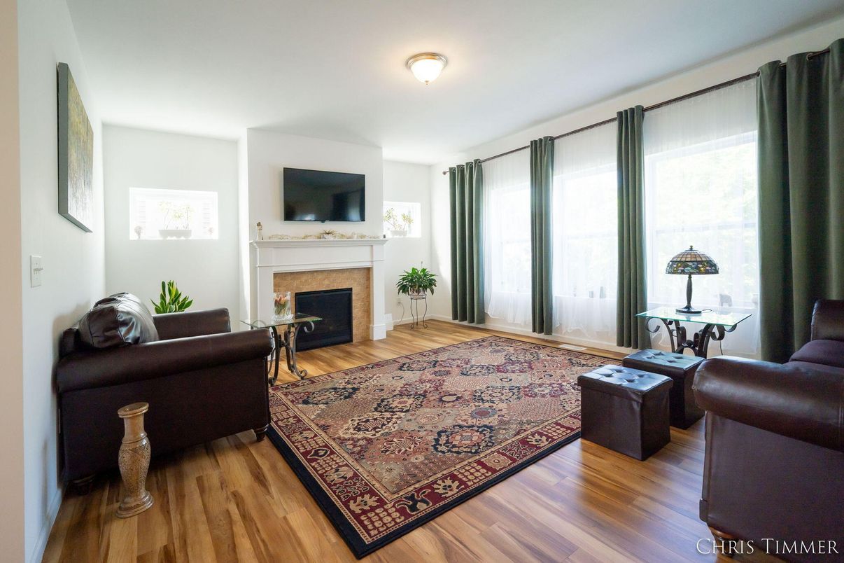 Fireplace, Interior, Living room, Wood Texture Flooring