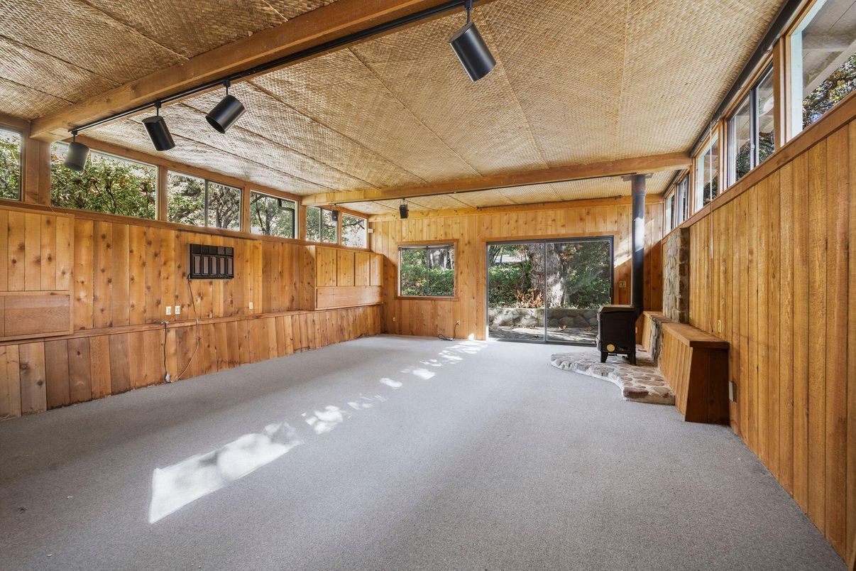 Empty room, Interior, Wooden Walls