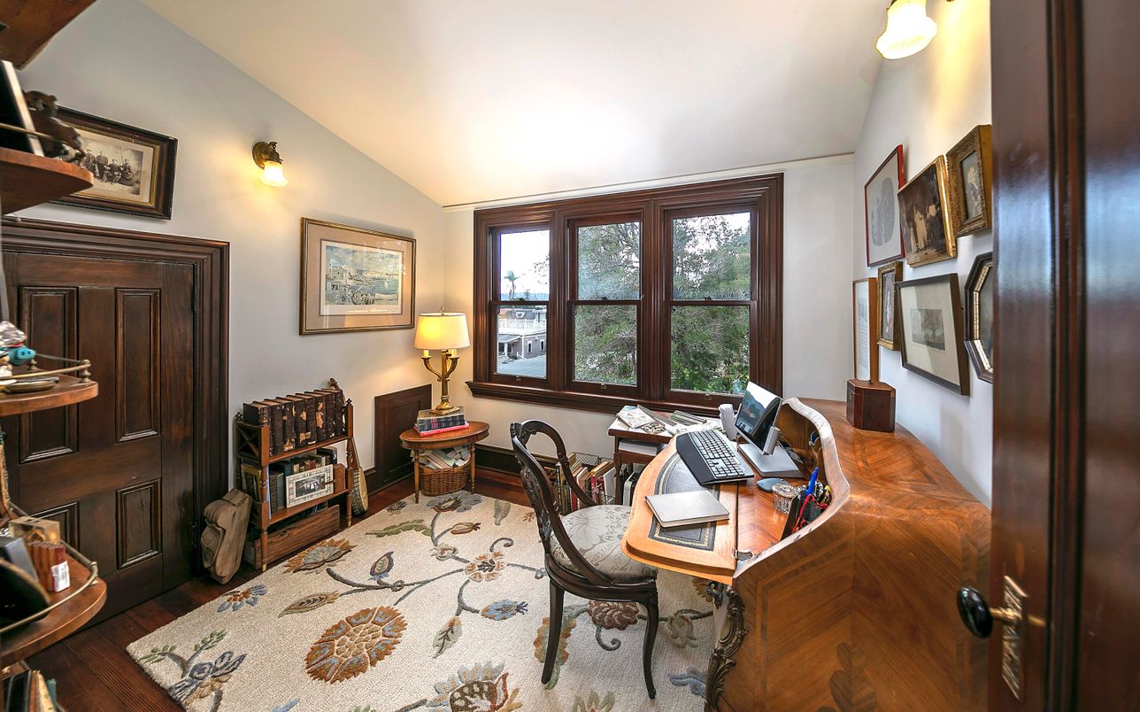 Home Office, Interior, Wood Texture Flooring