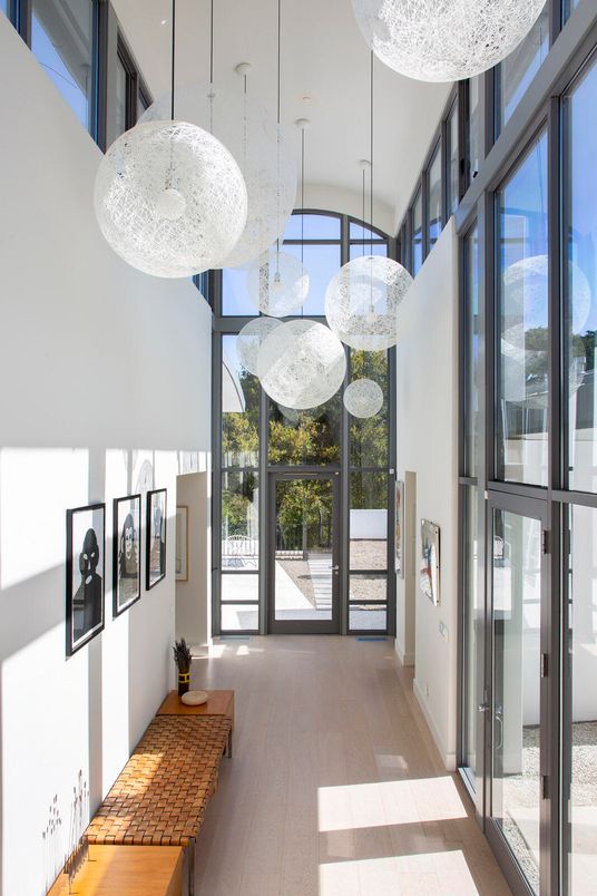 Interior, Pendant Lights, Wood Texture Flooring