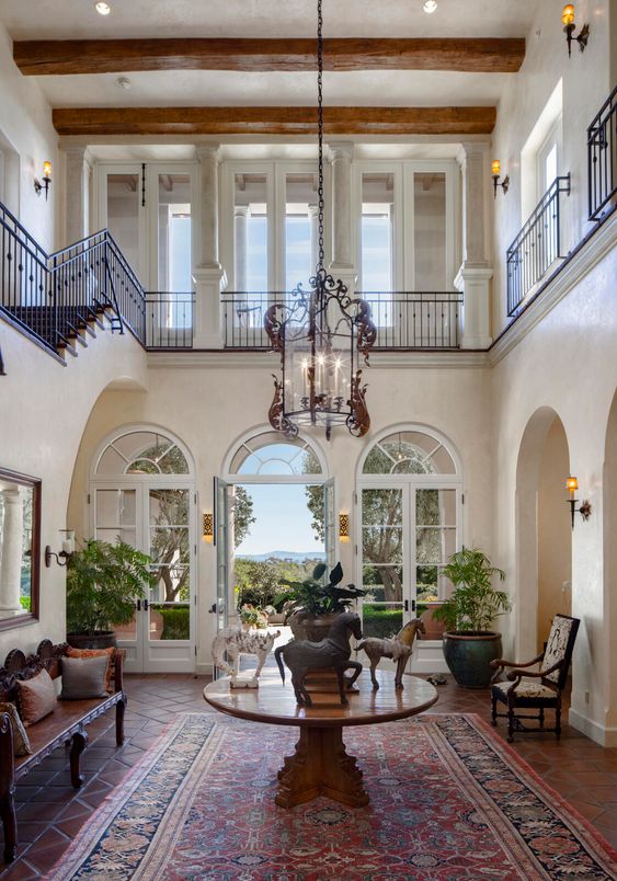 Interior, Recessed Lighting, Wooden Beams