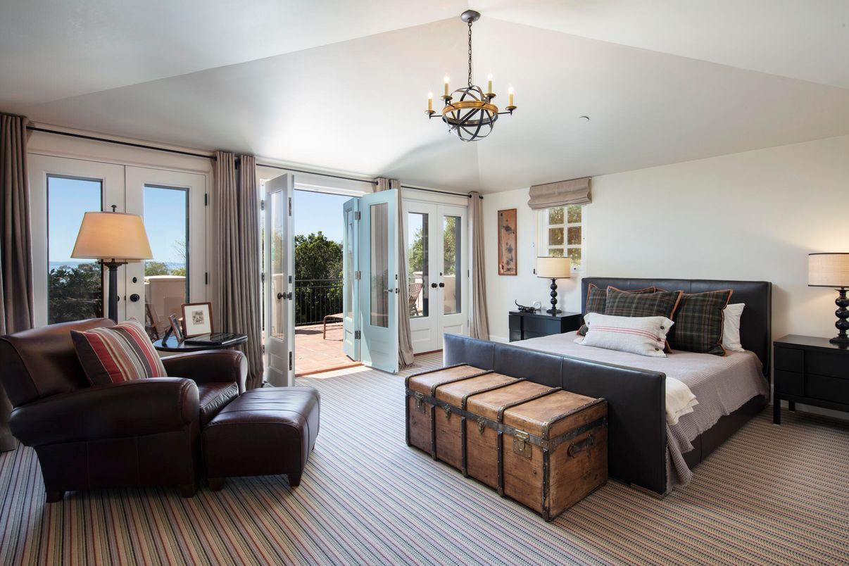 Bedroom, Chandelier, Interior
