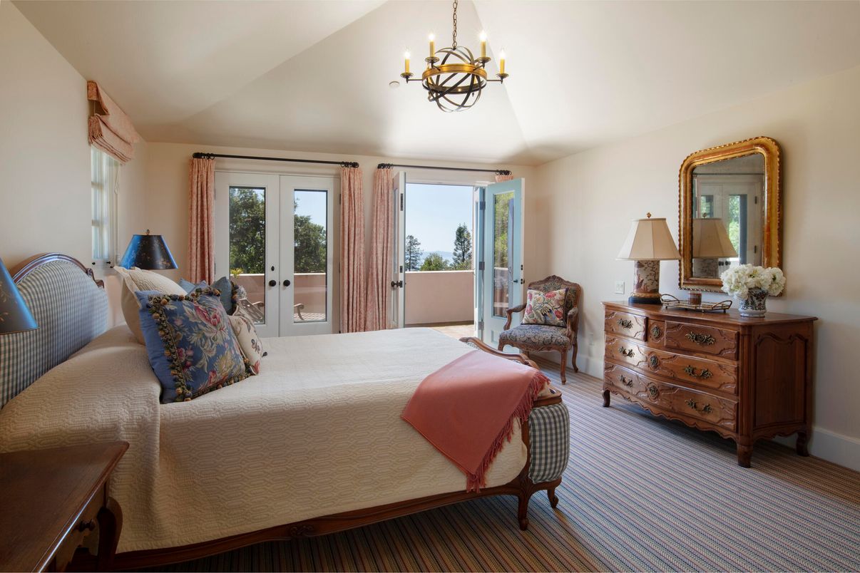 Bedroom, Chandelier, Interior