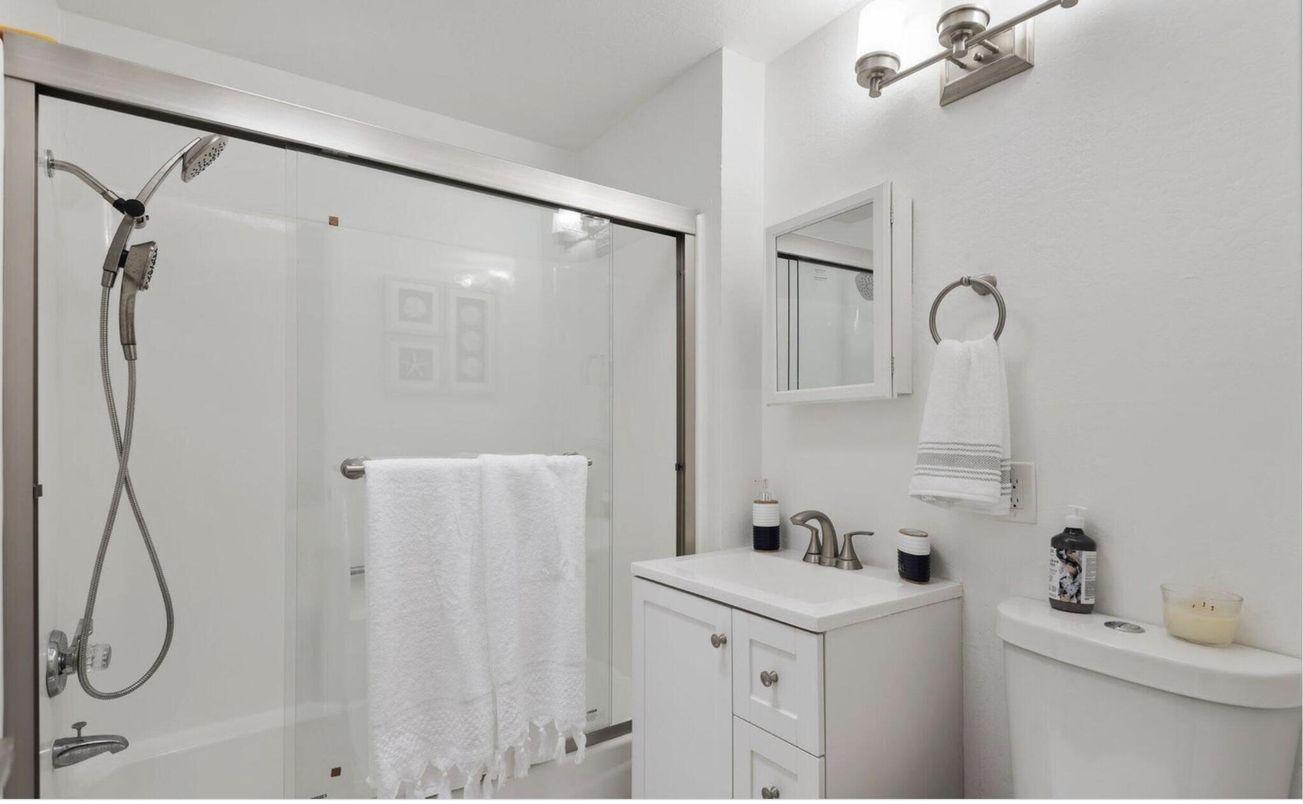 Bathroom, Glass Shower, Interior