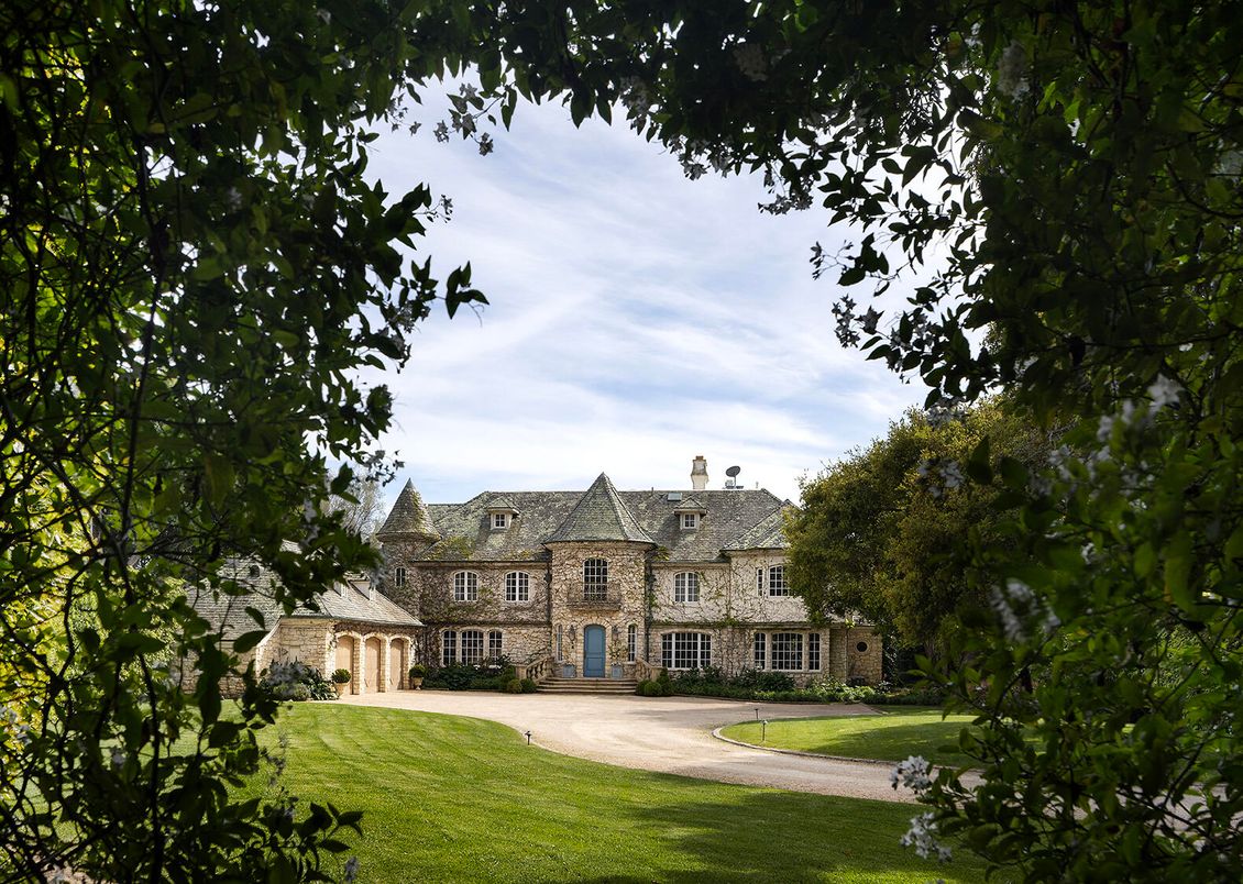 Backyard, Exterior, Facade, Brick Facade, French Provincial