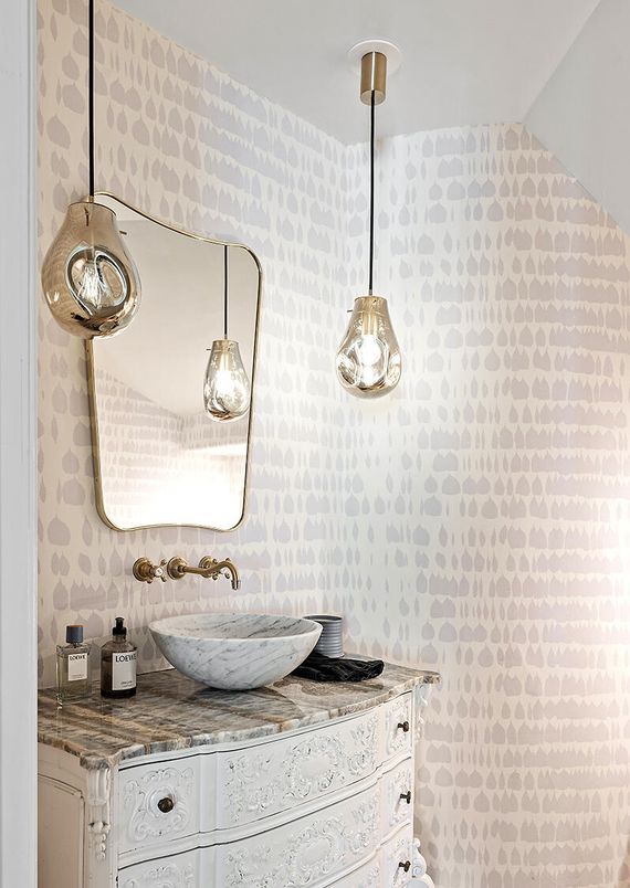 Bathroom, Interior, Pendant Lights
