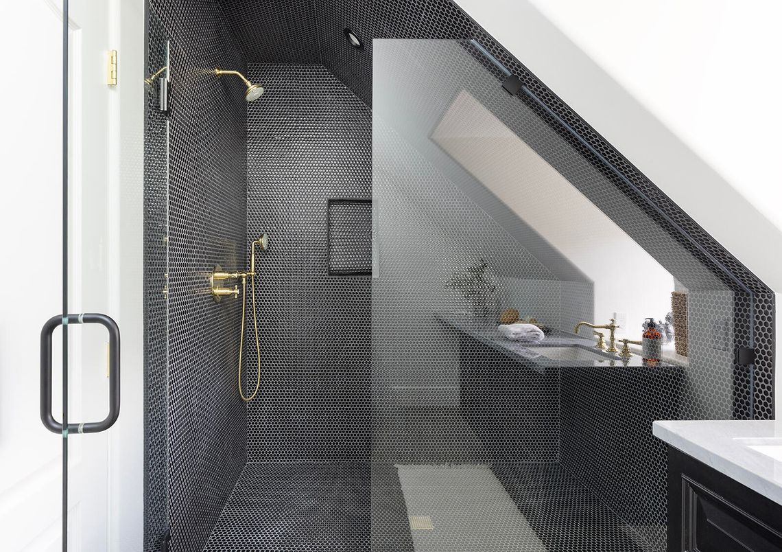 Bathroom, Glass Shower, Interior