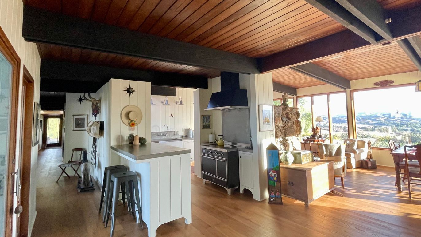 Interior, Kitchen, Wooden Ceilings, Wood Texture Flooring