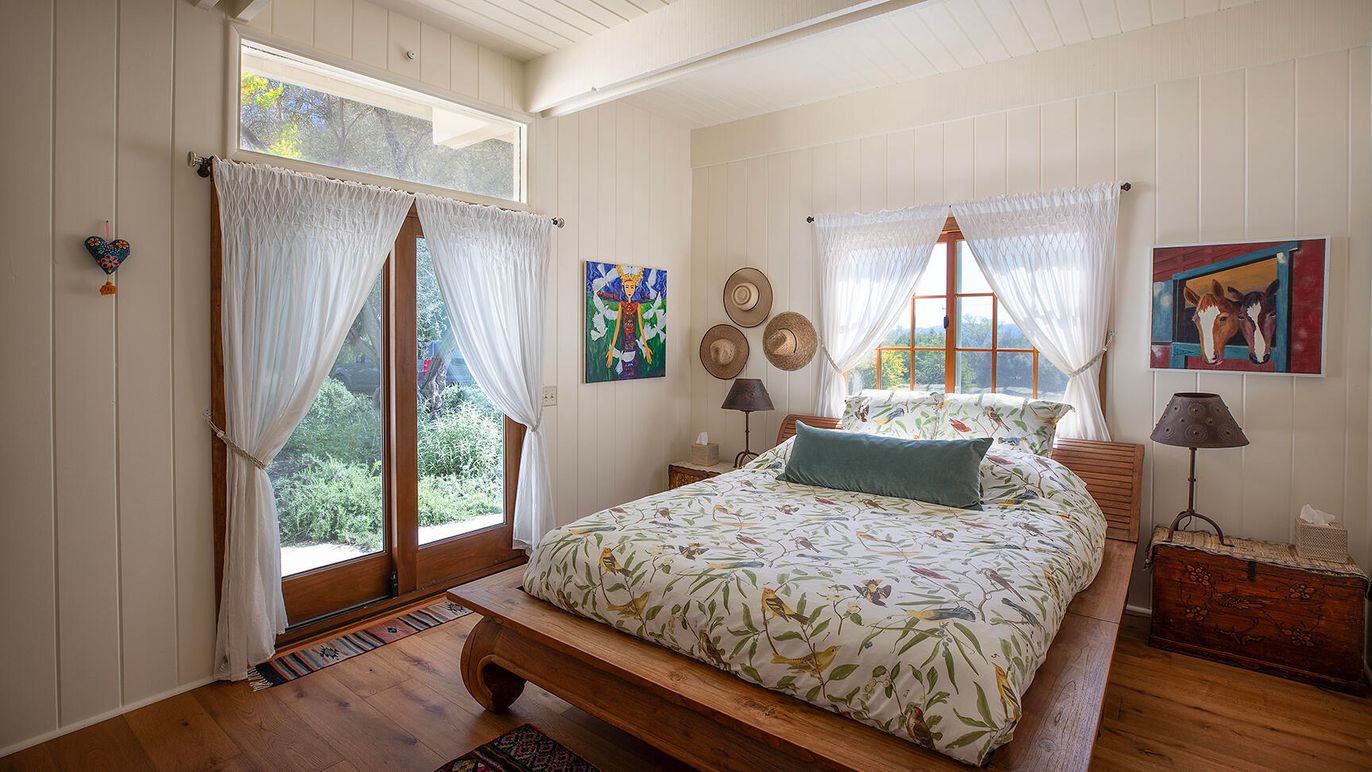 Bedroom, Interior, Wood Texture Flooring