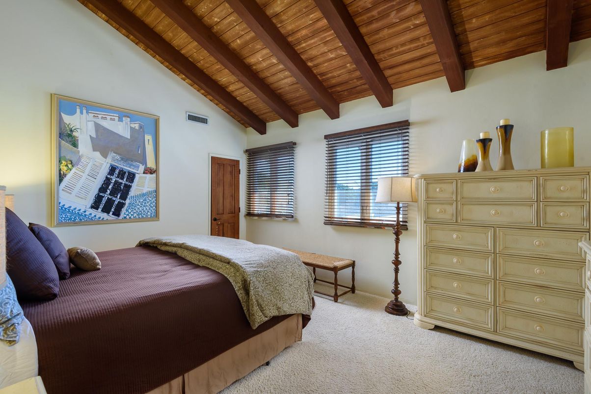 Bedroom, Interior, Wooden Beams, Wooden Ceilings