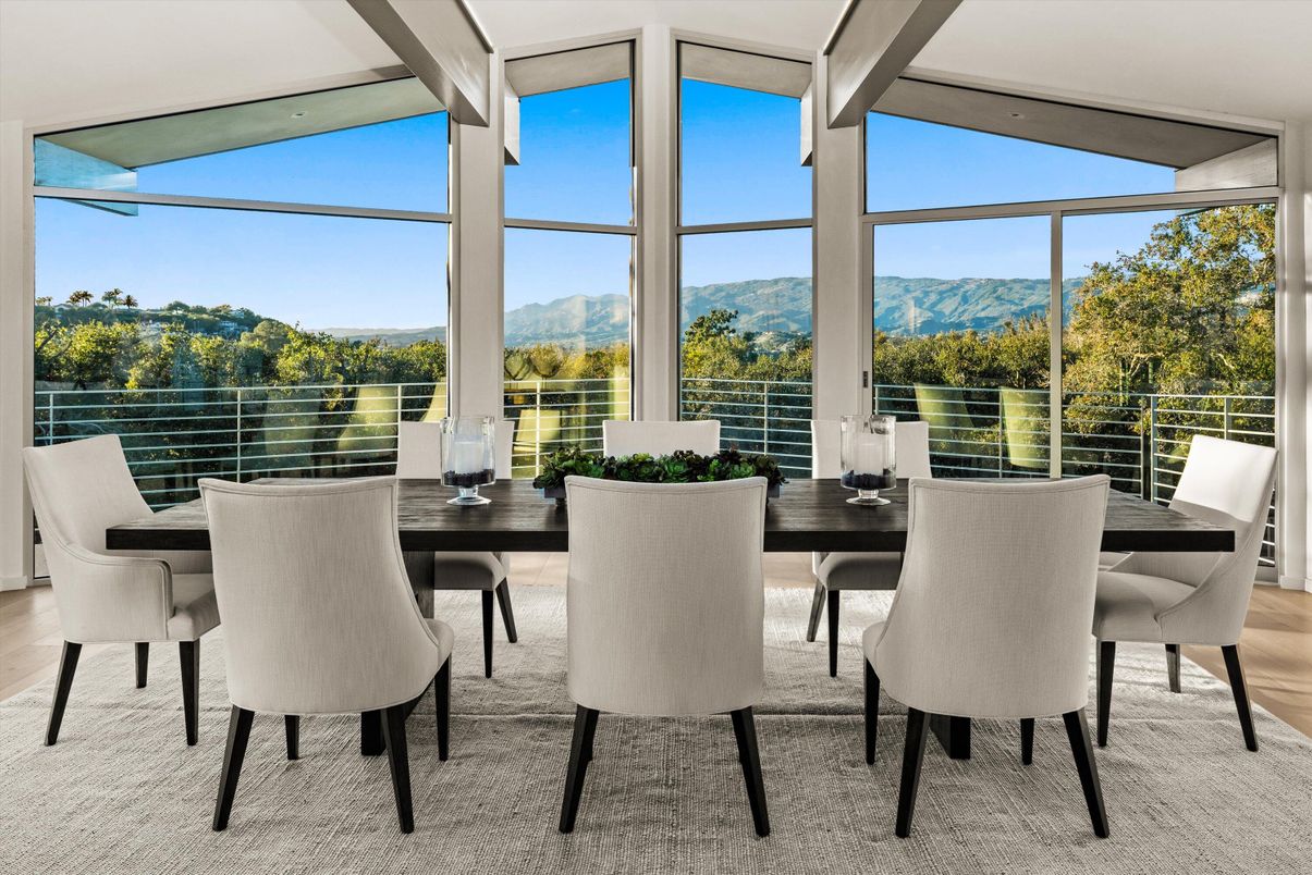 Dining room, Interior, Wood Texture Flooring