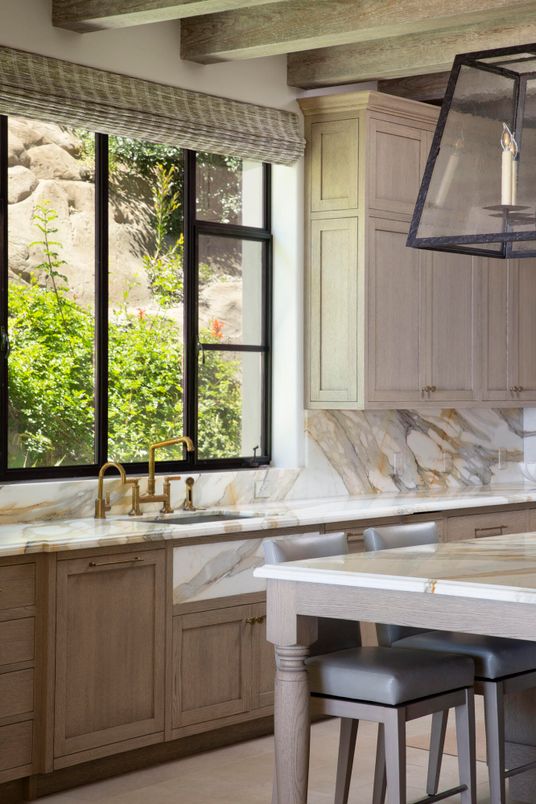 Interior, Kitchen, Marble Walls