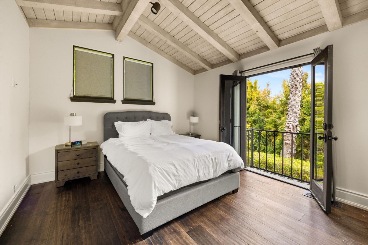 Bedroom, Interior, Wooden Beams, Wooden Ceilings, Wood Texture Flooring