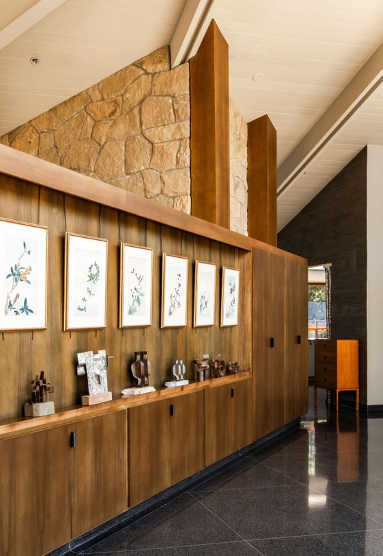 Interior, Stone Walls, Wooden Walls