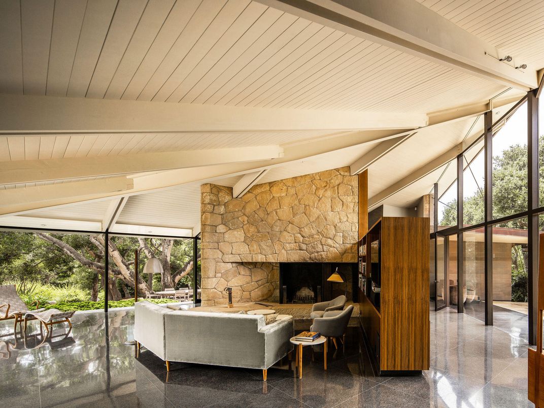 Fireplace, Interior, Living room, Stone Walls