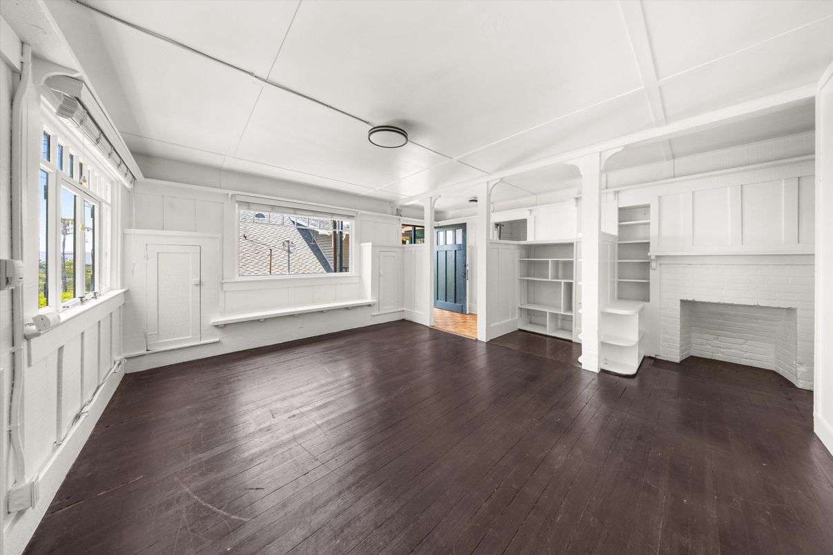 Empty room, Interior, Wood Texture Flooring