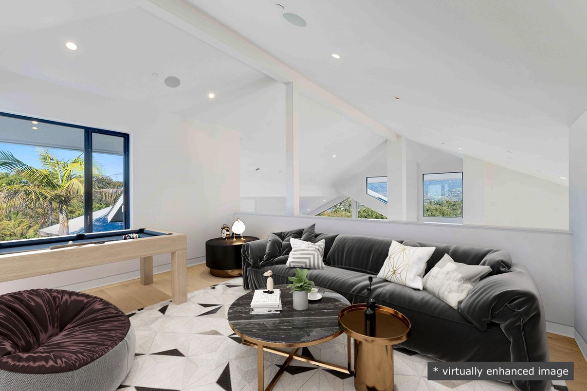 Billiard Table, Game Room, Interior, Living room, Recessed Lighting, Wood Texture Flooring