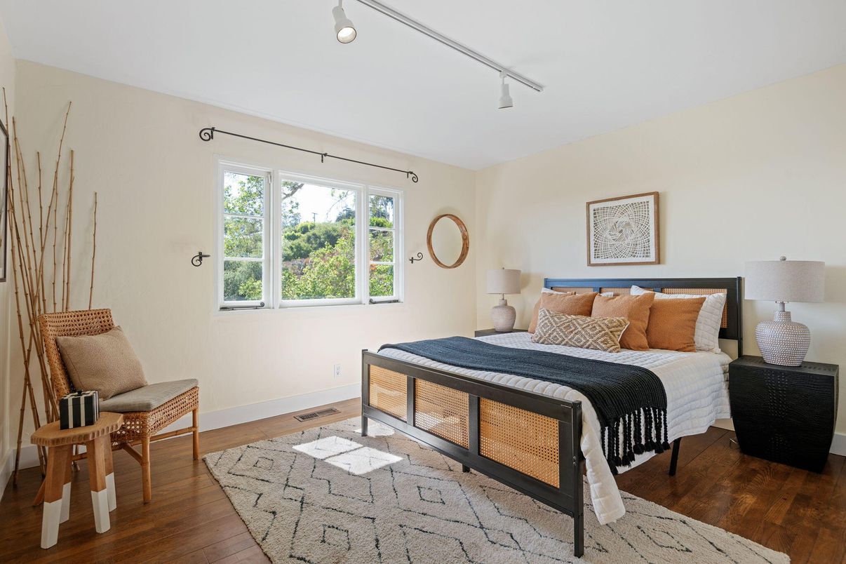 Bedroom, Interior, Wood Texture Flooring