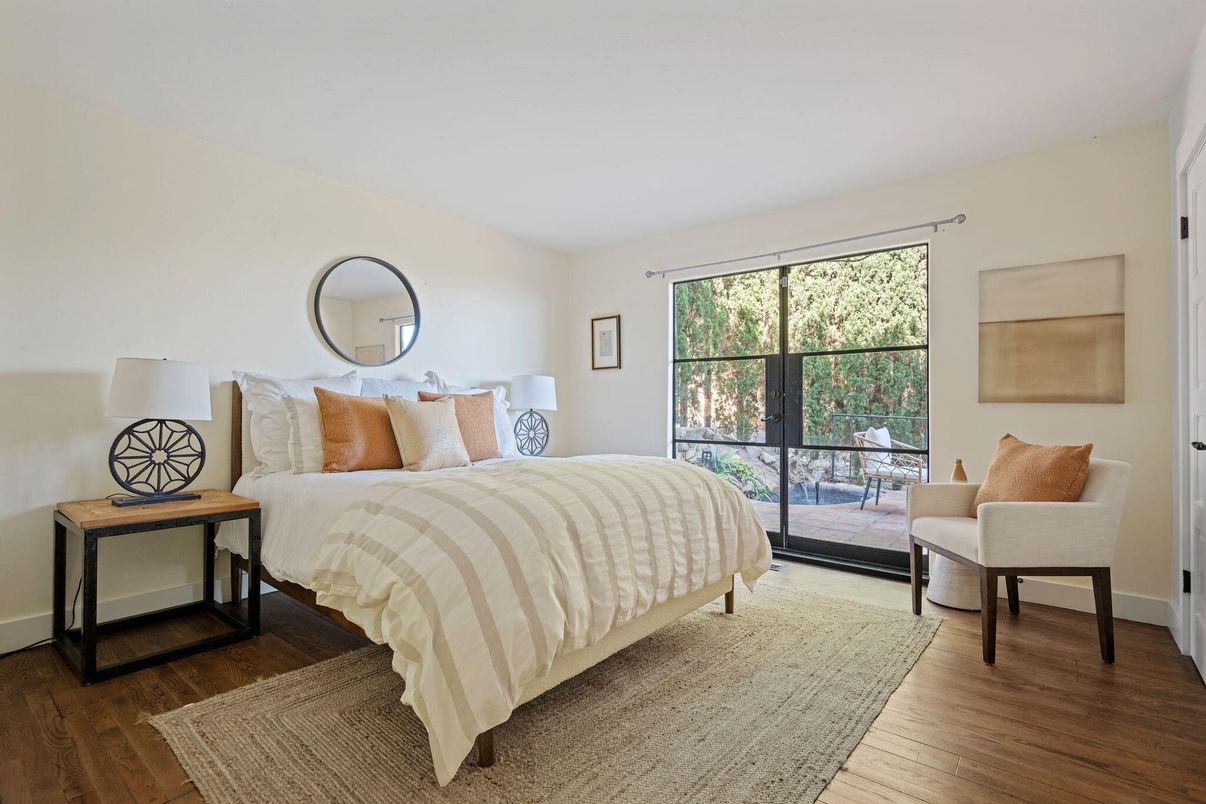 Bedroom, Interior, Wood Texture Flooring
