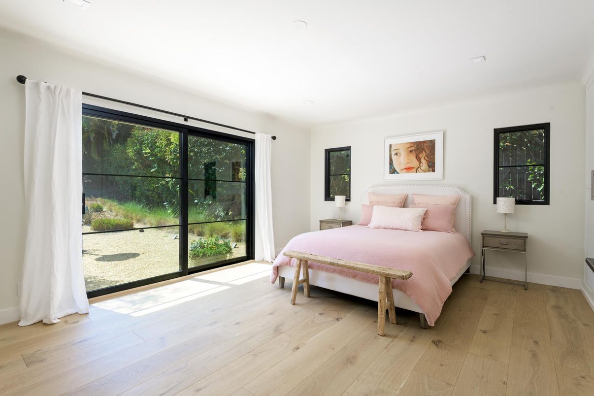 Bedroom, Interior, Wood Texture Flooring