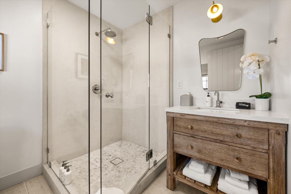 Bathroom, Glass Shower, Interior