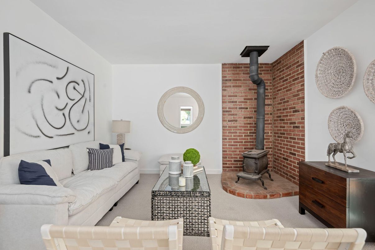 Interior, Living room, Stone Walls