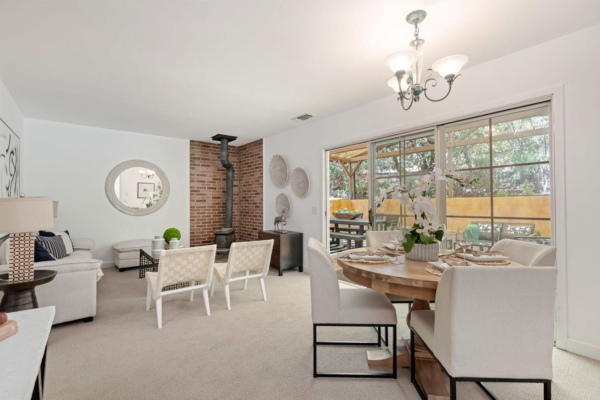 Chandelier, Dining room, Interior, Living room, Stone Walls