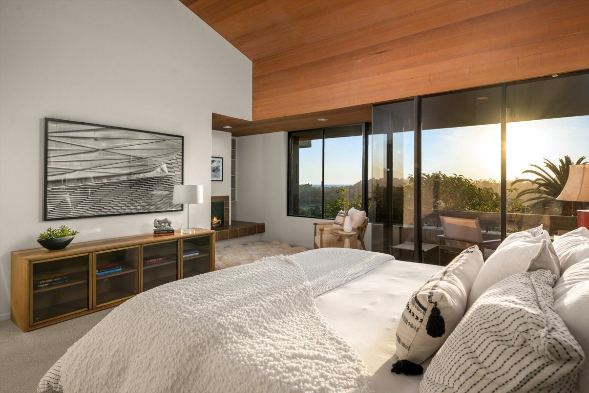 Bedroom, Interior, Wooden Ceilings