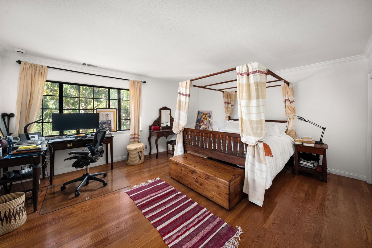 Bedroom, Home Office, Interior, Wood Texture Flooring