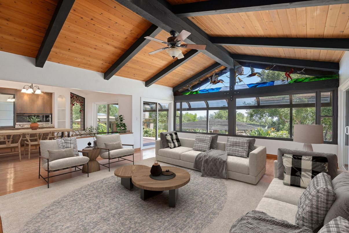 Dining room, Interior, Living room, Wooden Beams, Wooden Ceilings, Wood Texture Flooring