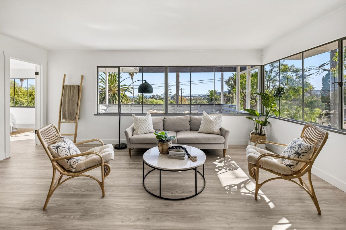 Interior, Living room, Sun Room, Wood Texture Flooring
