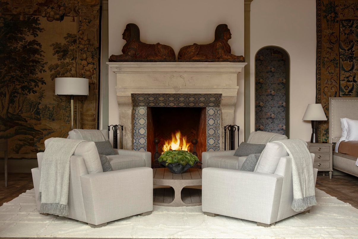 Fireplace, Interior, Living room, Wood Texture Flooring