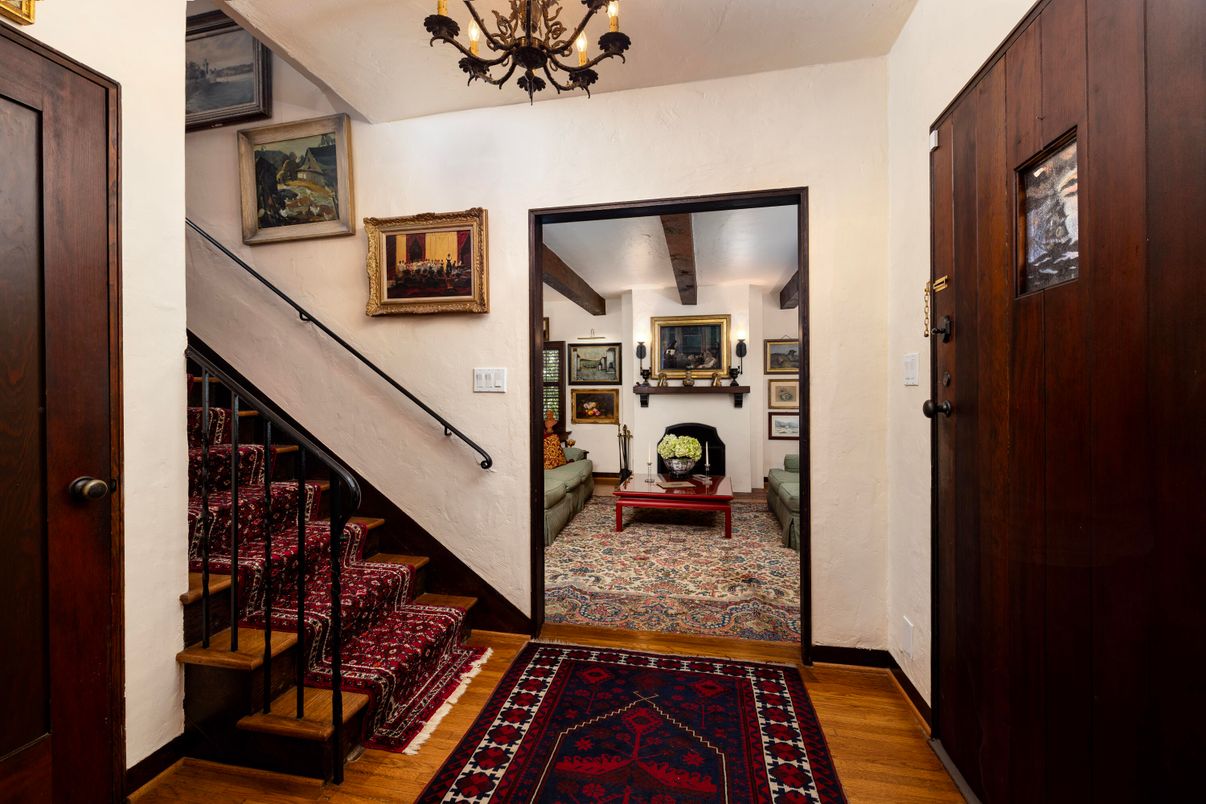 Chandelier, Interior, Wood Texture Flooring