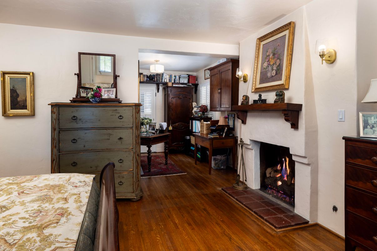 Fireplace, Interior, Wood Texture Flooring