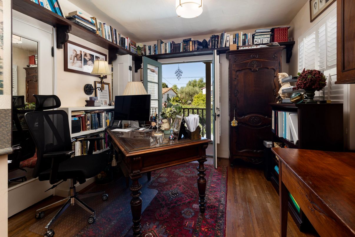 Home Office, Interior, Wood Texture Flooring