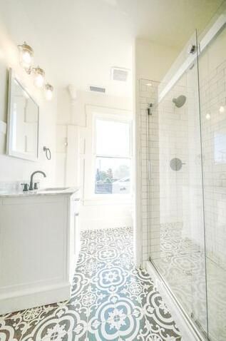Bathroom, Glass Shower, Interior