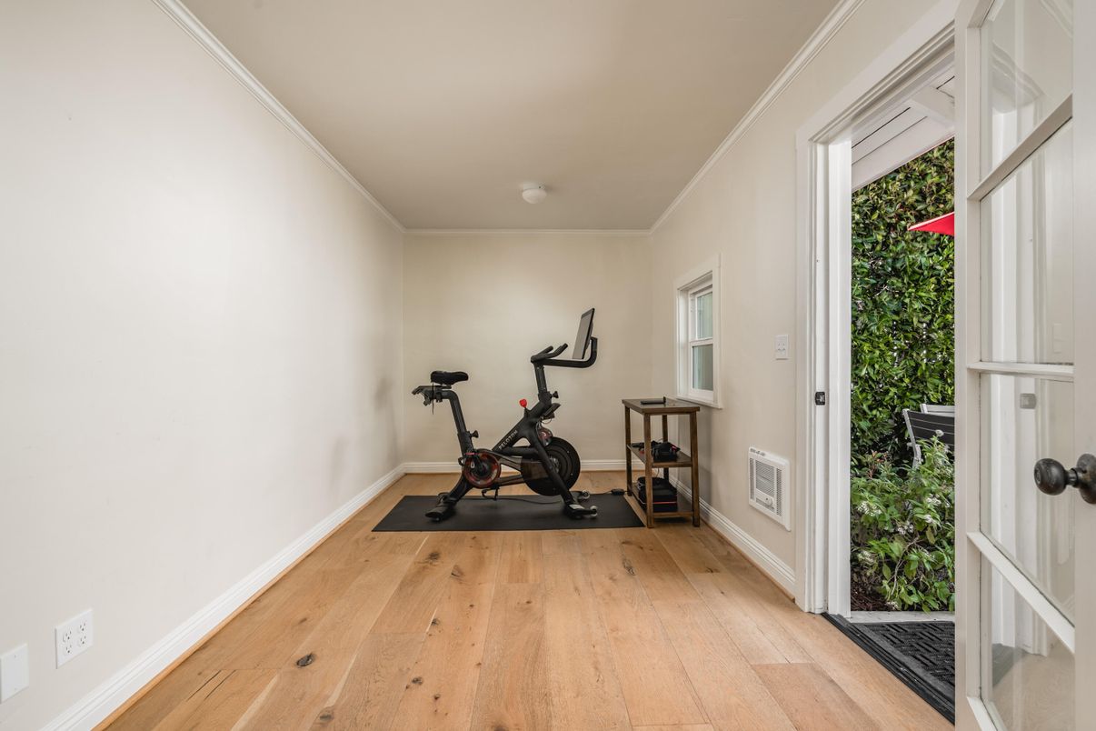 Fitness Equipment, Interior, Wood Texture Flooring