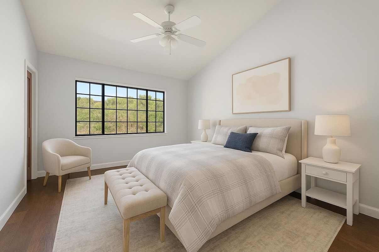 Bedroom, Interior, Wood Texture Flooring