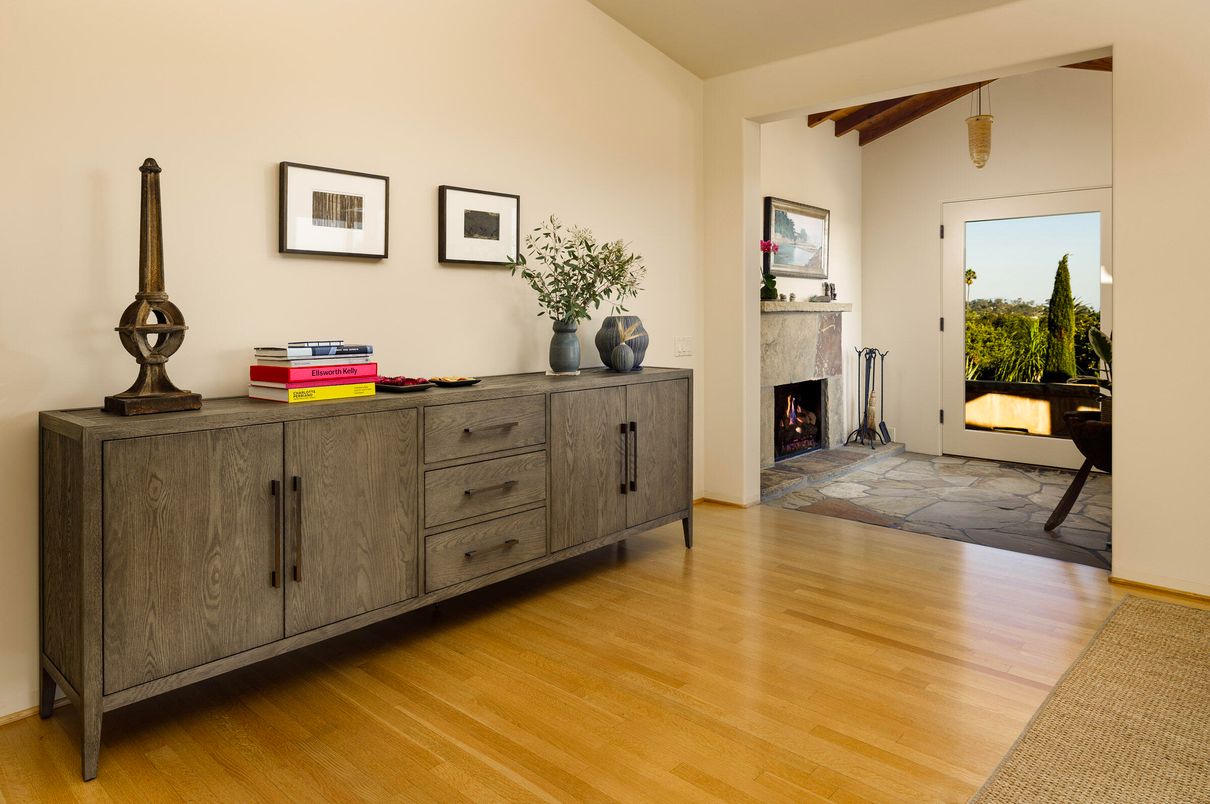 Fireplace, Interior, Wooden Beams, Wood Texture Flooring