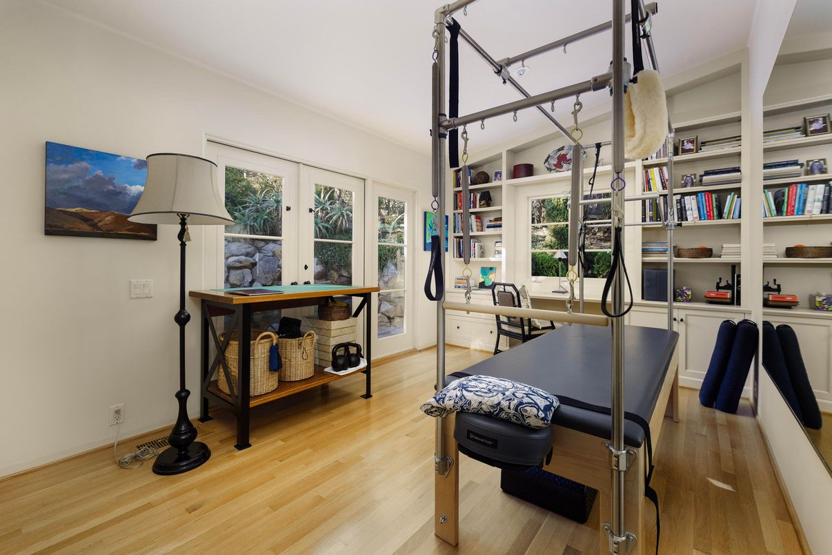 Home Office, Interior, Wood Texture Flooring