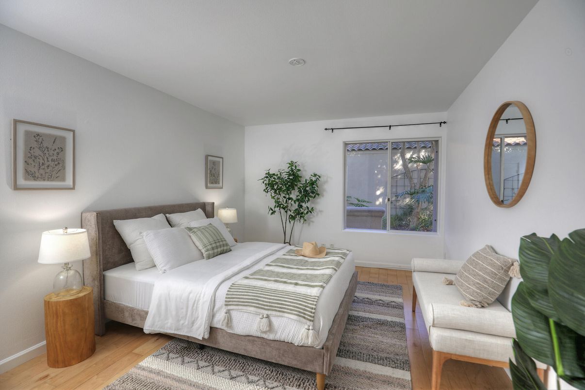 Bedroom, Interior, Wood Texture Flooring