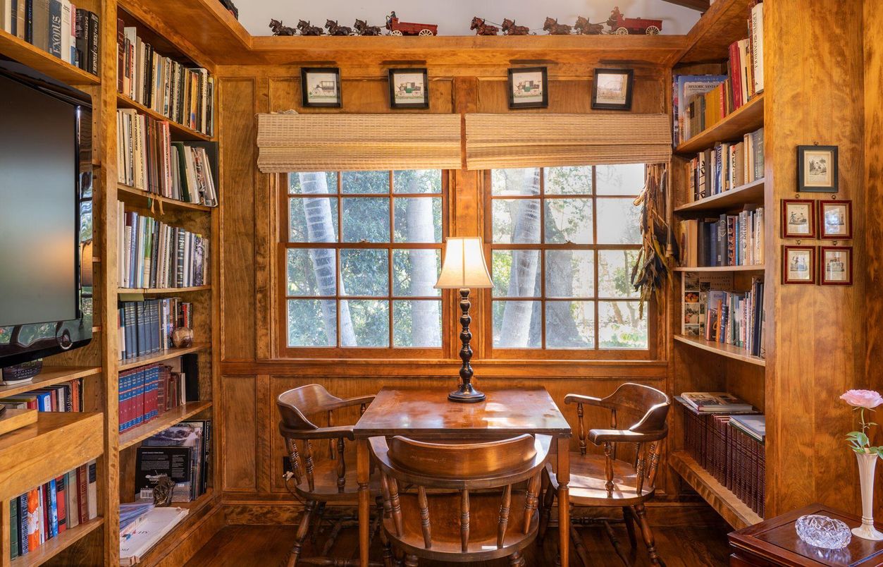 Home Office, Interior, Wood Texture Flooring