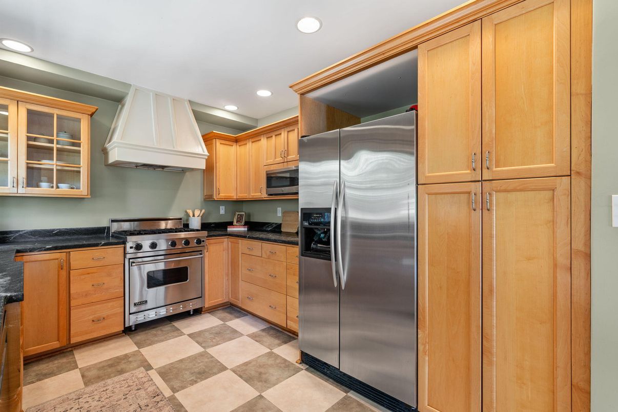 Interior, Kitchen, Recessed Lighting, Stainless Steel Appliances