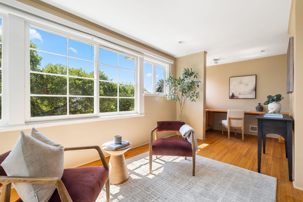 Home Office, Interior, Wood Texture Flooring
