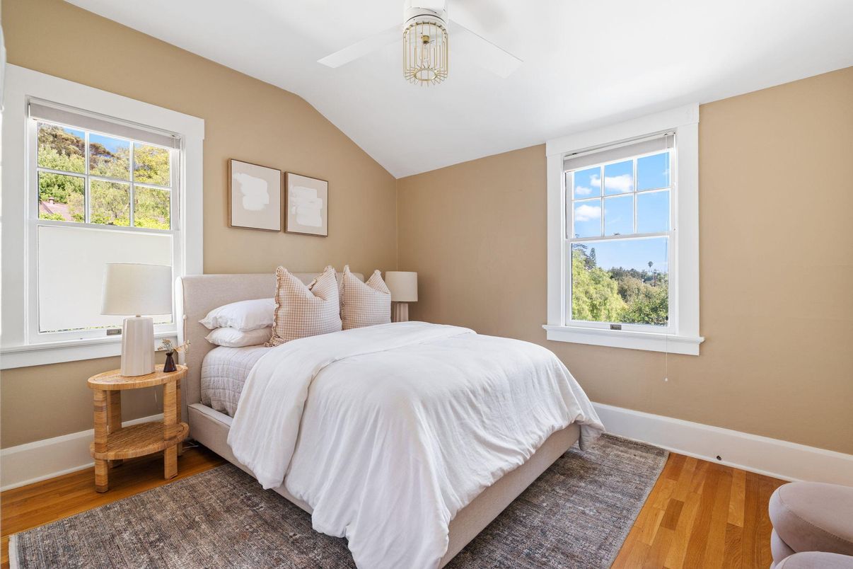 Bedroom, Interior, Wood Texture Flooring