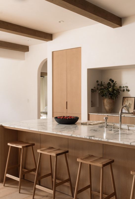 Interior, Recessed Lighting, Wooden Beams