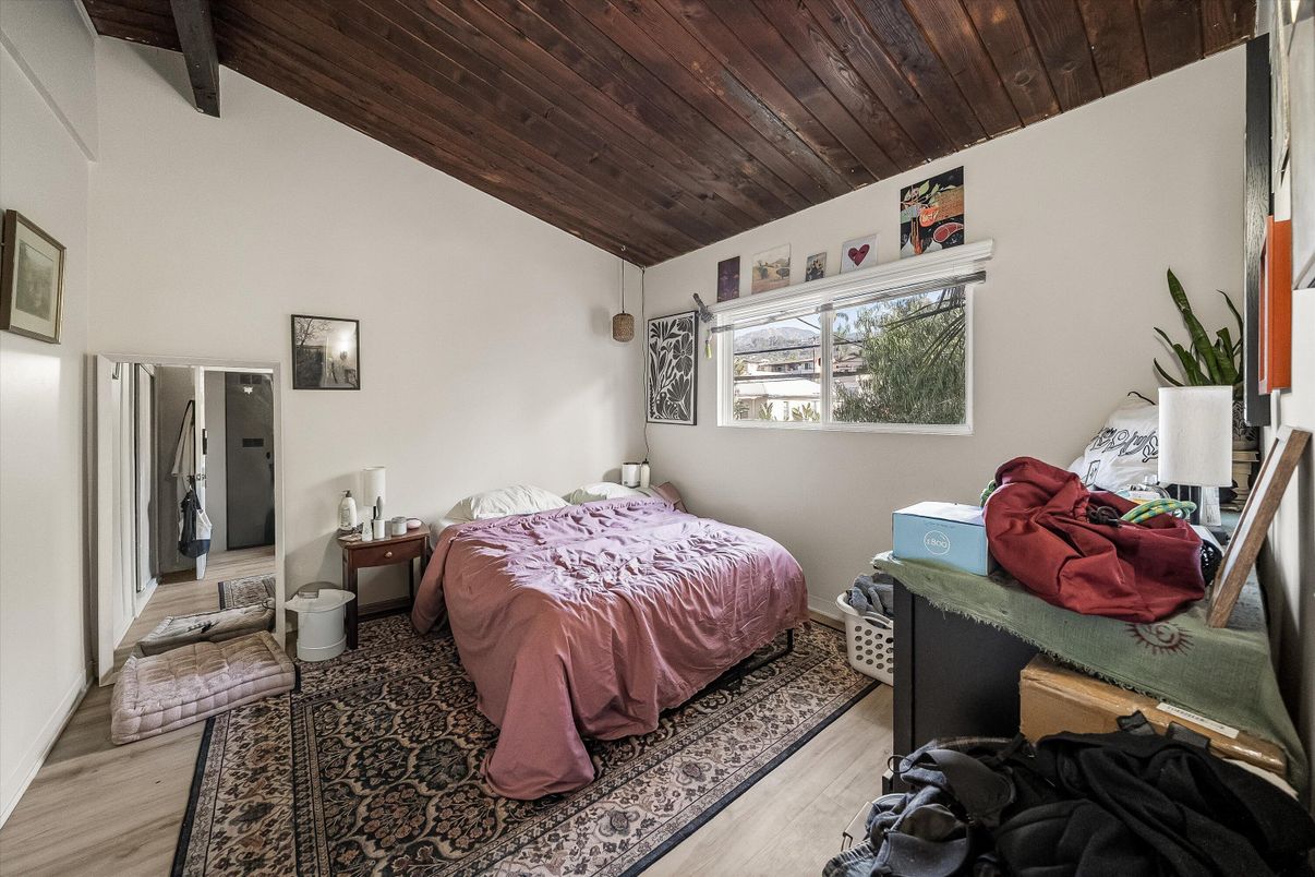 Bedroom, Interior, Wooden Ceilings, Wood Texture Flooring