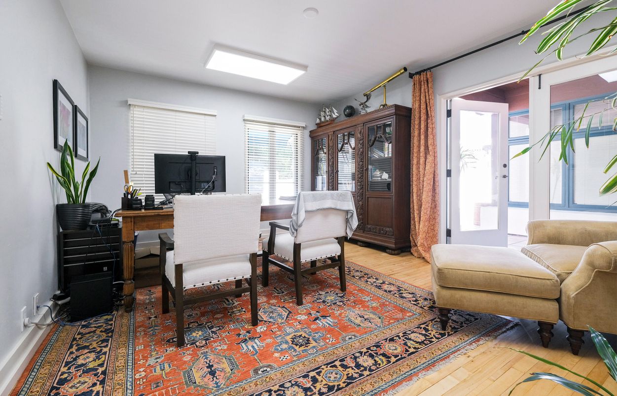 Home Office, Interior, Wood Texture Flooring