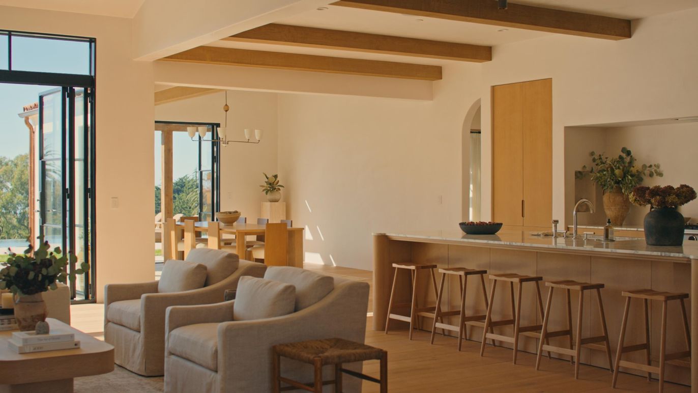 Dining room, Interior, Living room, Wooden Beams, Wood Texture Flooring