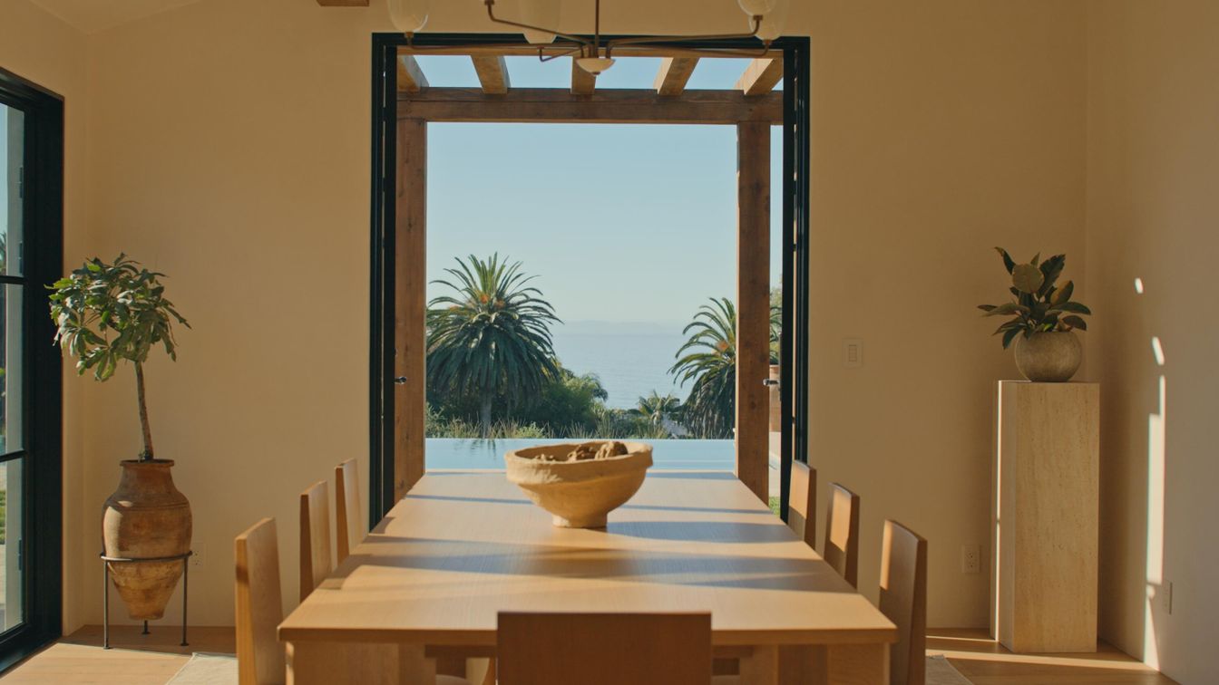 Dining room, Interior, Water, Wood Texture Flooring